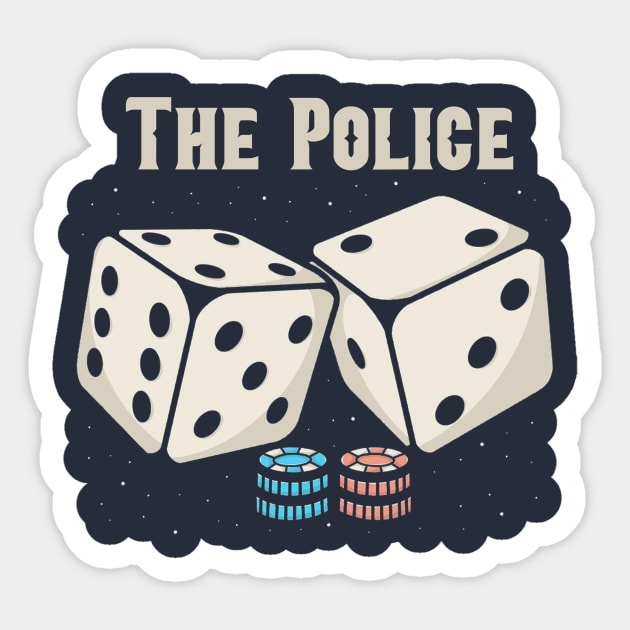 the police Sticker by Hsamal Gibran